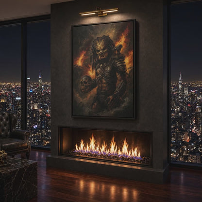 Jungle Hunter – Framed Canvas