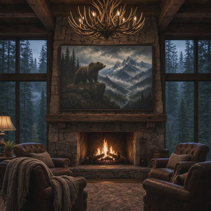 He Owns the Ridge | Bear Mountain Canvas