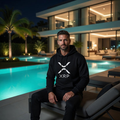 XRP Logo Hoodie – Crypto Ripple Pullover